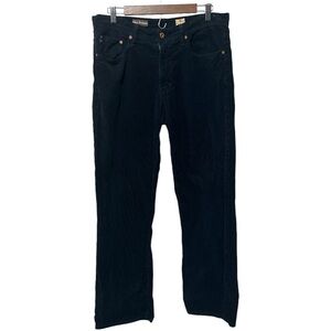 EUC - AG Adriano Goldschmied The Prime Coduroy Pants - black - size 34x32
